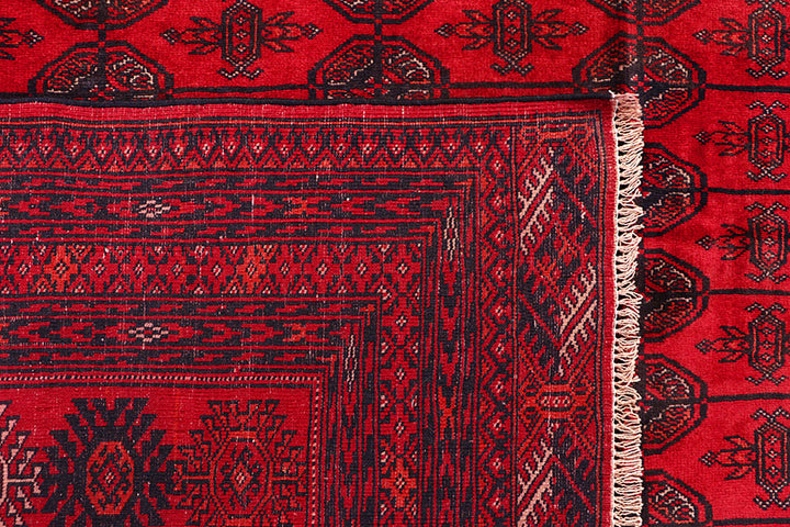 Firebrick Bokhara 6' 9 x 9' 5 - No. 63421 - ALRUG Rug Store