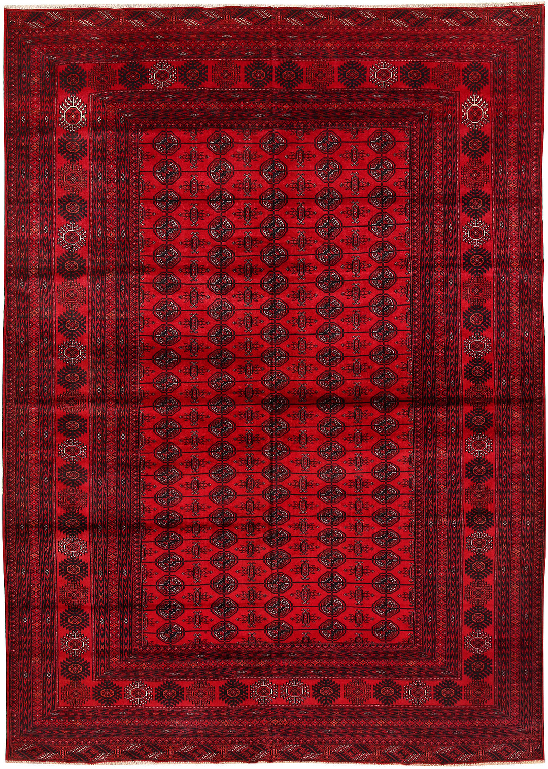 Firebrick Bokhara 6' 9 x 9' 5 - No. 63421 - ALRUG Rug Store