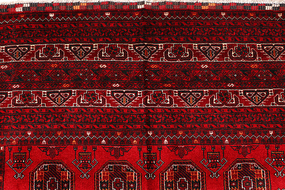 Firebrick Bokhara 6' 9 x 9' 6 - No. 63422 - ALRUG Rug Store
