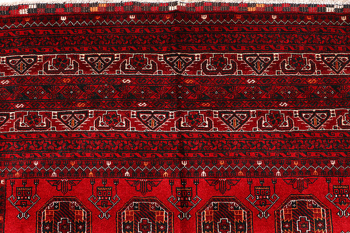 Firebrick Bokhara 6' 9 x 9' 6 - No. 63422 - ALRUG Rug Store