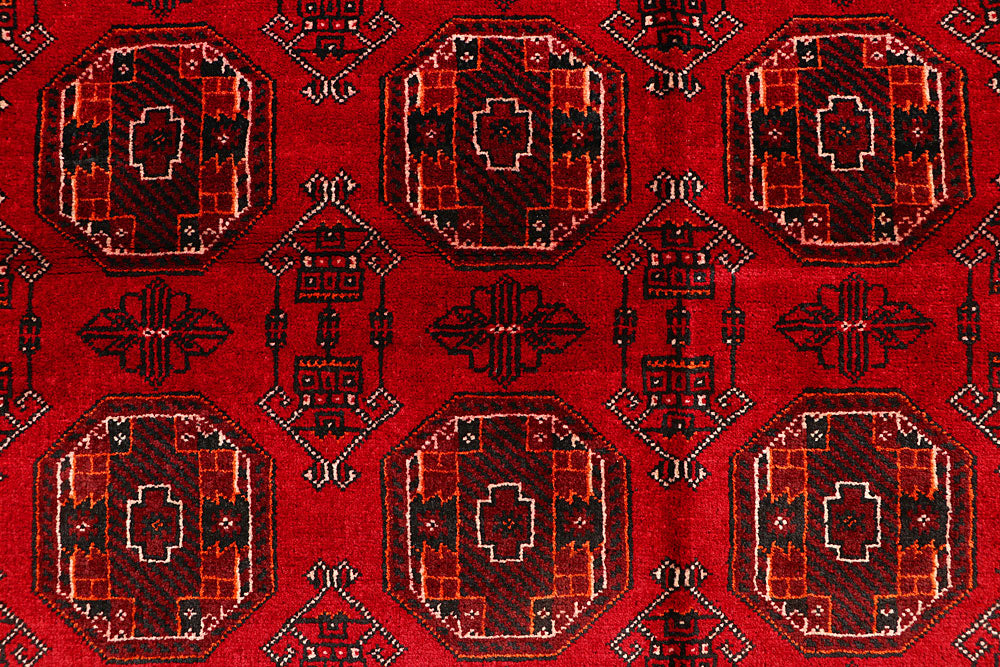 Firebrick Bokhara 6' 9 x 9' 6 - No. 63422 - ALRUG Rug Store