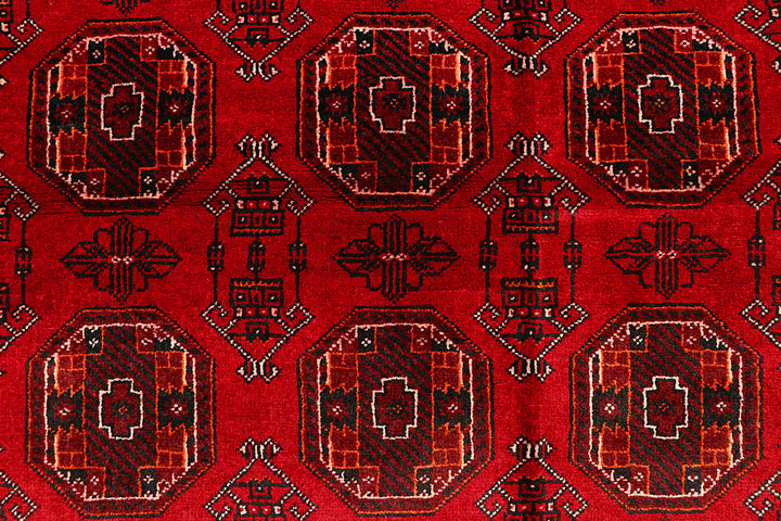 Firebrick Bokhara 6' 9 x 9' 6 - No. 63422 - ALRUG Rug Store