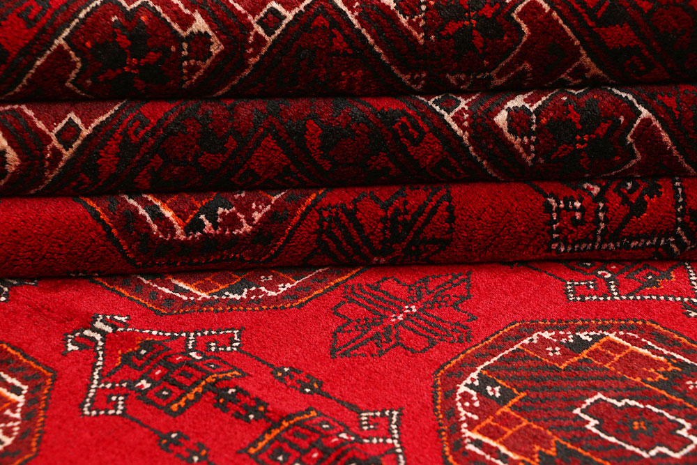 Firebrick Bokhara 6' 9 x 9' 6 - No. 63422 - ALRUG Rug Store