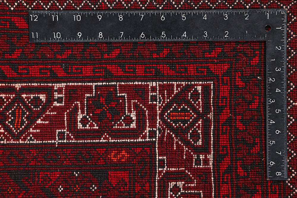 Firebrick Bokhara 6' 9 x 9' 6 - No. 63422 - ALRUG Rug Store