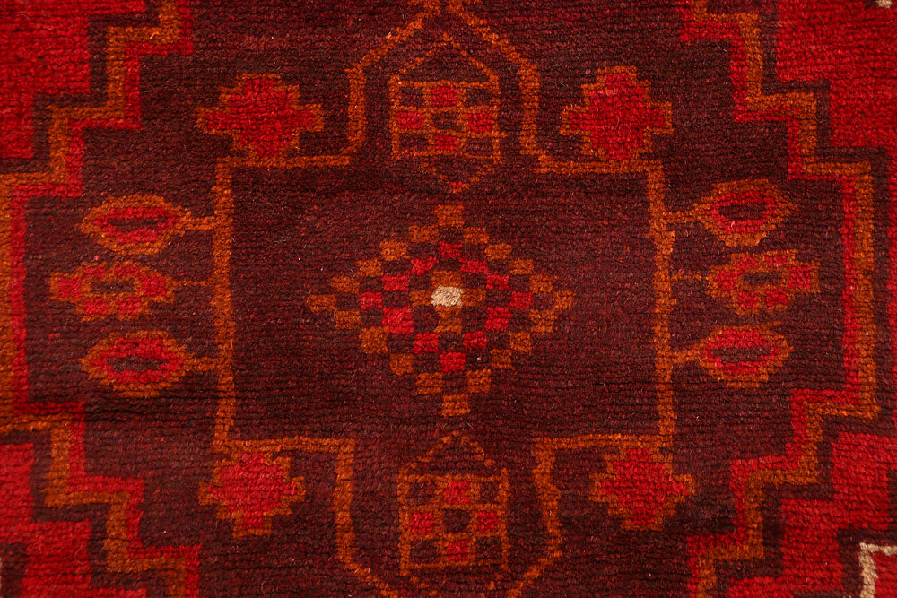 Dark Red Baluchi 2' 6 x 8' 5 - No. 63425 - ALRUG Rug Store