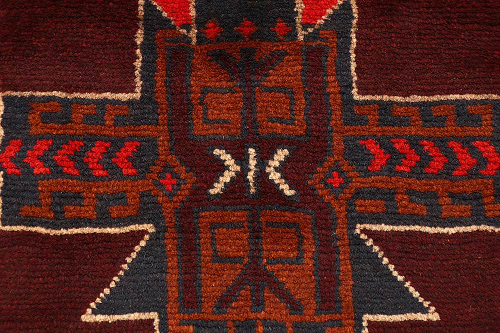 Saddle Brown Baluchi 2' 6 x 7' 11 - No. 63426 - ALRUG Rug Store