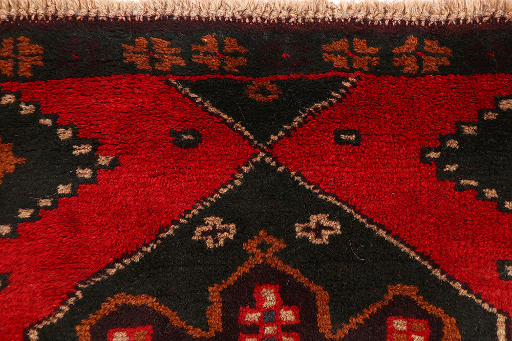 Dark Red Baluchi 2' 6 x 8' 2 - No. 63427 - ALRUG Rug Store