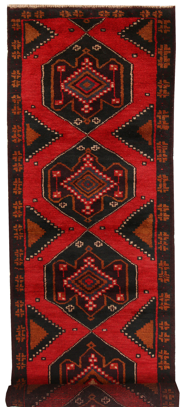 Dark Red Baluchi 2' 6 x 8' 2 - No. 63427 - ALRUG Rug Store