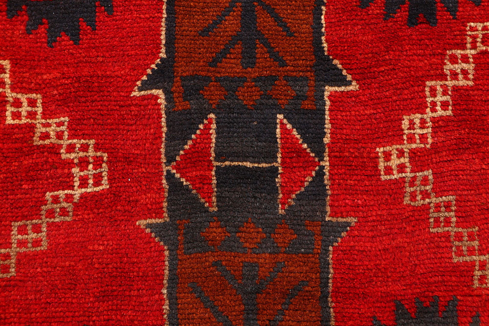 Dark Red Baluchi 2' 6 x 8' - No. 63430 - ALRUG Rug Store