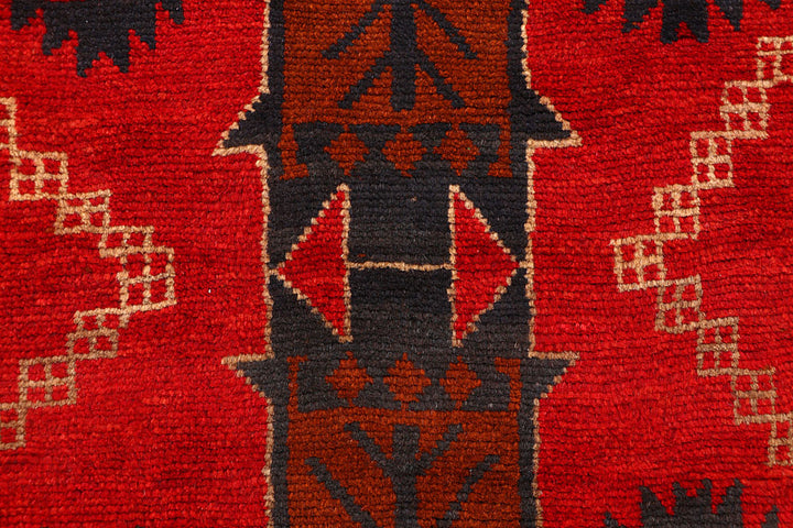 Dark Red Baluchi 2' 6 x 8' - No. 63430 - ALRUG Rug Store