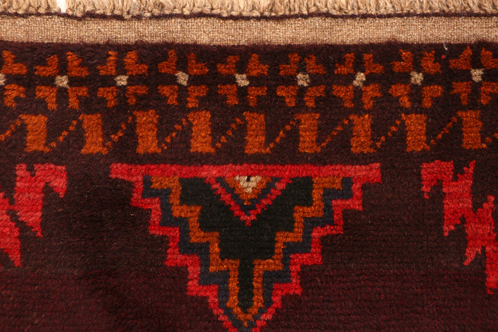 Maroon Baluchi 2' 6 x 8' 1 - No. 63431 - ALRUG Rug Store