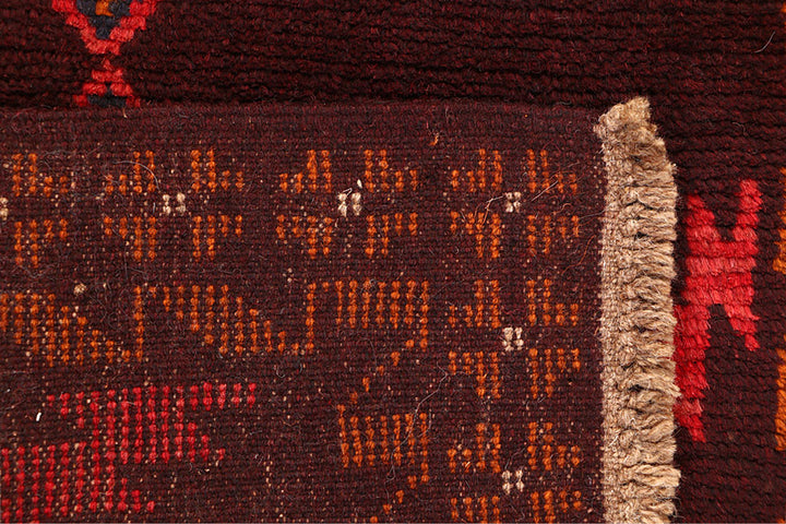 Maroon Baluchi 2' 6 x 8' 1 - No. 63431 - ALRUG Rug Store