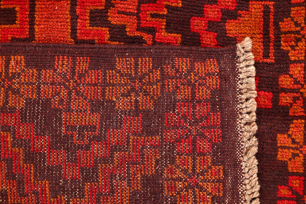 Maroon Baluchi 2' 6 x 7' 10 - No. 63436 - ALRUG Rug Store