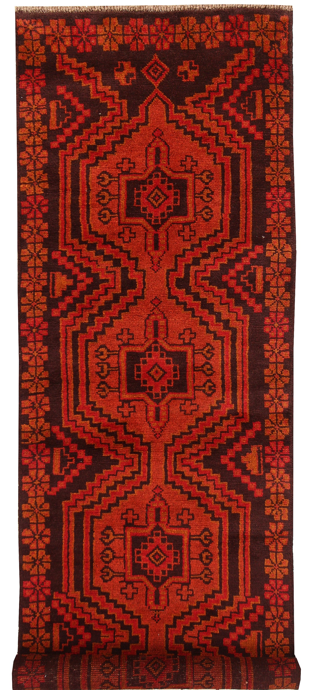 Maroon Baluchi 2' 6 x 7' 10 - No. 63436 - ALRUG Rug Store