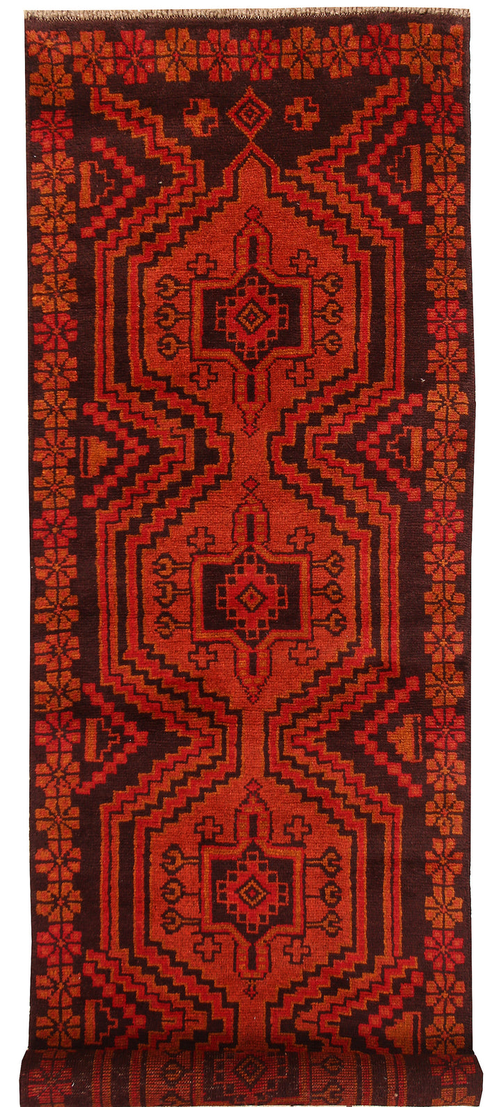Maroon Baluchi 2' 6 x 7' 10 - No. 63436 - ALRUG Rug Store