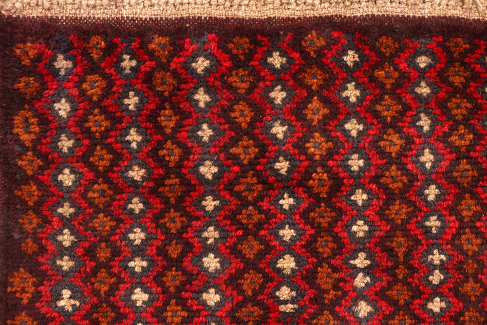 Multi Colored Baluchi 2' 8 x 8' 1 - No. 63437 - ALRUG Rug Store