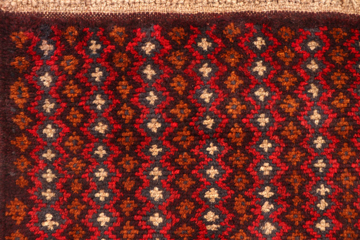 Multi Colored Baluchi 2' 8 x 8' 1 - No. 63437 - ALRUG Rug Store
