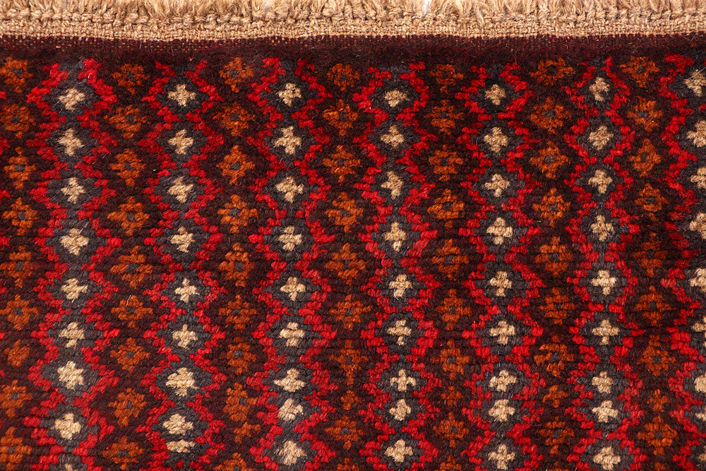 Multi Colored Baluchi 2' 8 x 8' 1 - No. 63437 - ALRUG Rug Store