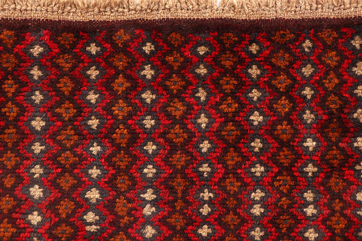 Multi Colored Baluchi 2' 8 x 8' 1 - No. 63437 - ALRUG Rug Store