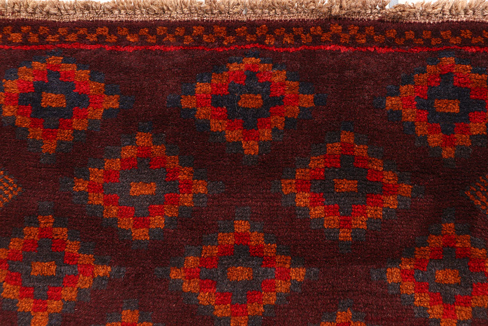 Maroon Baluchi 2' 6 x 8' 4 - No. 63438 - ALRUG Rug Store