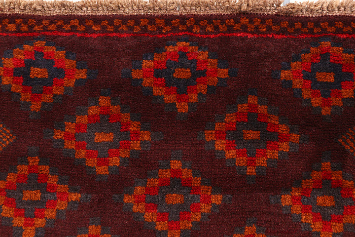 Maroon Baluchi 2' 6 x 8' 4 - No. 63438 - ALRUG Rug Store