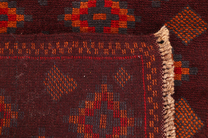 Maroon Baluchi 2' 6 x 8' 4 - No. 63438 - ALRUG Rug Store