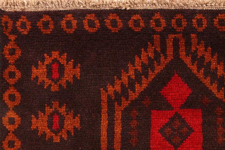 Maroon Baluchi 2'  6" x 8' " - No. QA61558