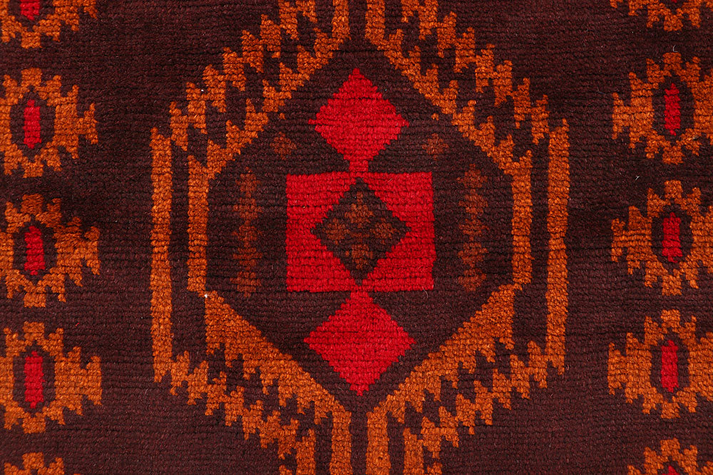 Maroon Baluchi 2' 6 x 8' - No. 63439 - ALRUG Rug Store