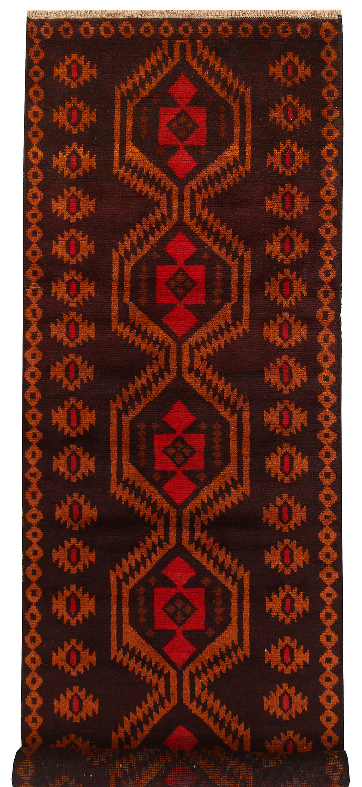 Maroon Baluchi 2' 6 x 8' - No. 63439 - ALRUG Rug Store