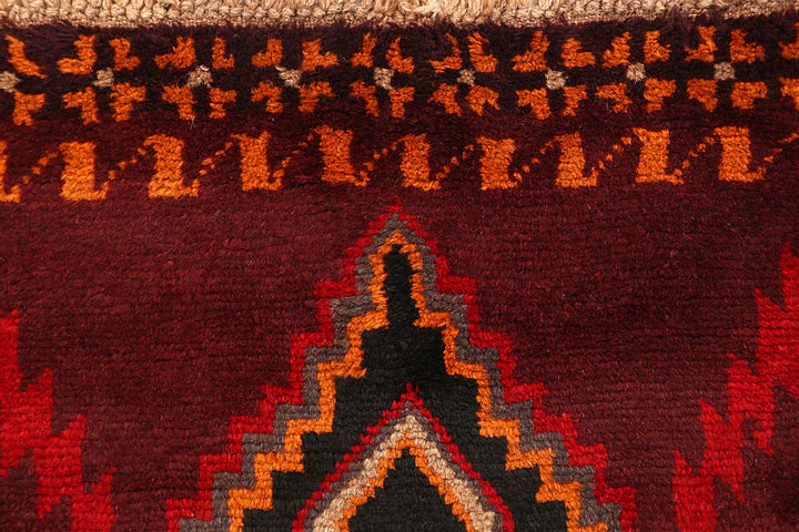 Maroon Baluchi 2' 6 x 8' 4 - No. 63442 - ALRUG Rug Store