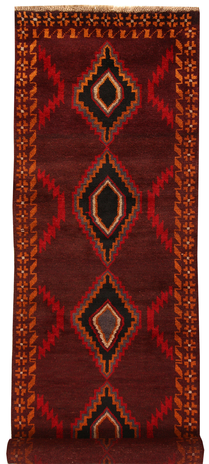 Maroon Baluchi 2' 6 x 8' 4 - No. 63442 - ALRUG Rug Store