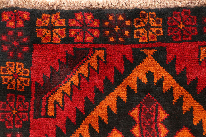 Dark Red Baluchi 2' 6 x 8' 4 - No. 63444 - ALRUG Rug Store