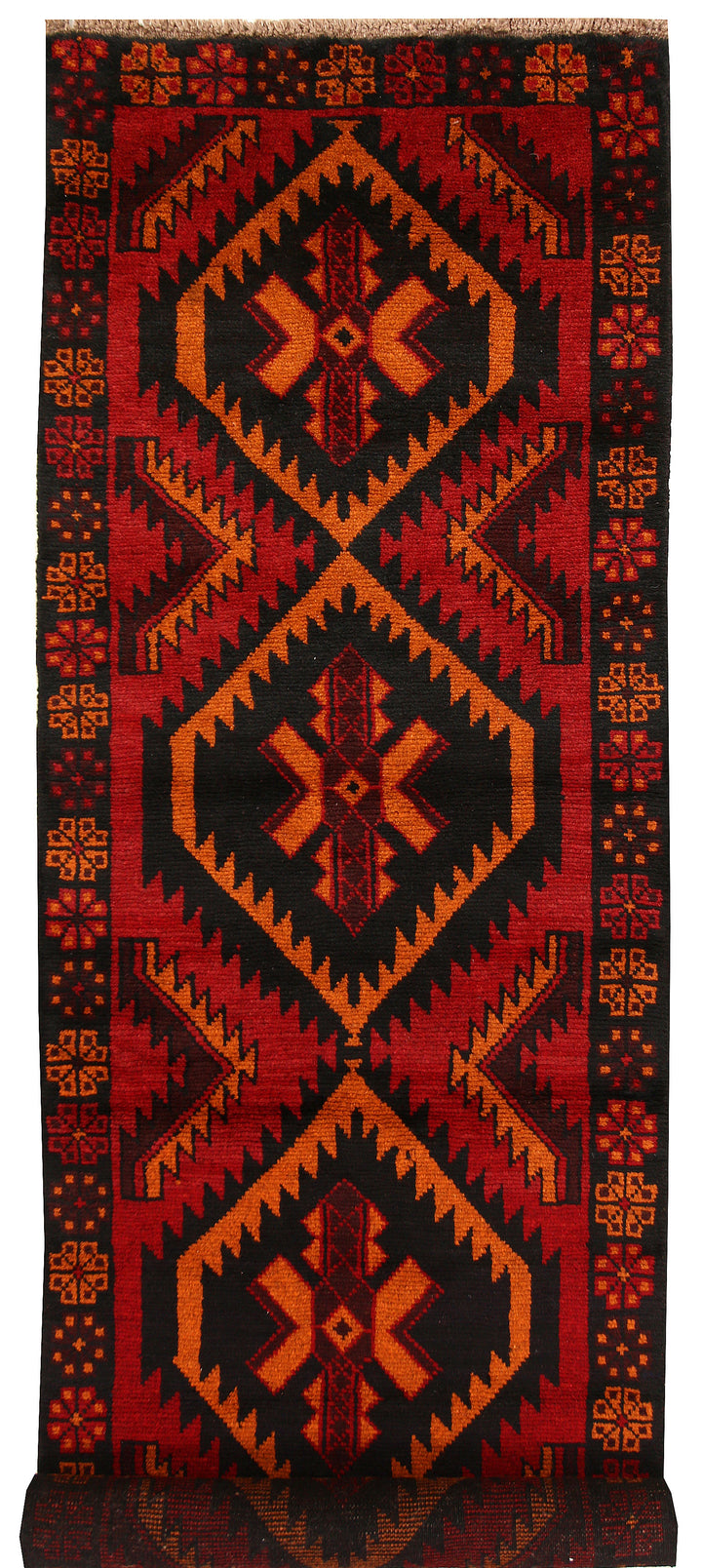 Dark Red Baluchi 2' 6 x 8' 4 - No. 63444 - ALRUG Rug Store