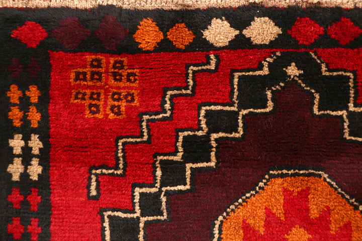 Firebrick Baluchi 2' 7 x 8' 4 - No. 63445 - ALRUG Rug Store