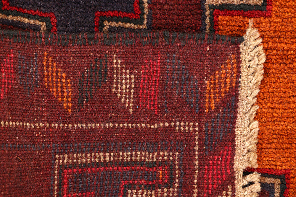 Maroon Baluchi 2' 6 x 8' 3 - No. 63446 - ALRUG Rug Store
