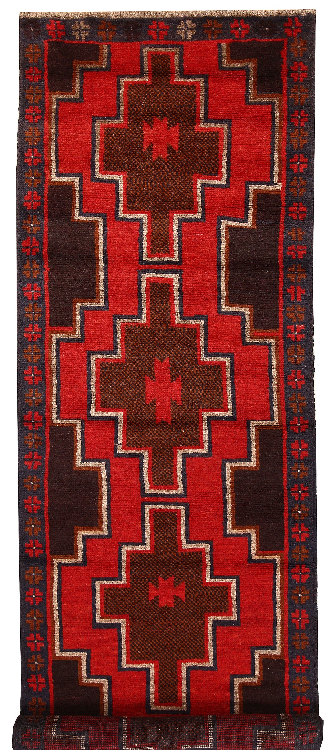 Red Baluchi 2' 6 x 8' - No. 63447 - ALRUG Rug Store