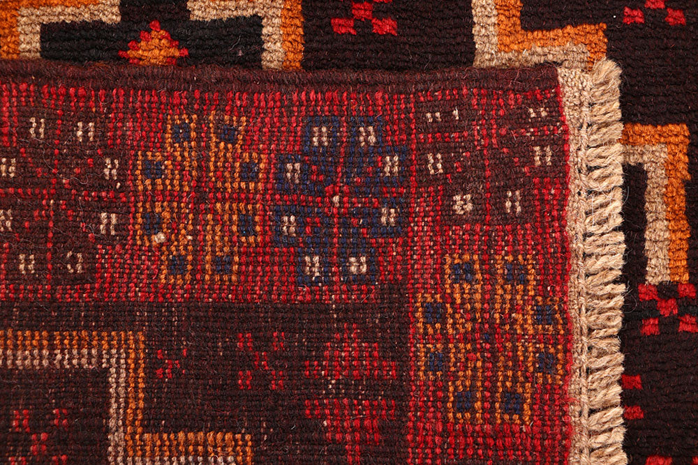 Maroon Baluchi 2' 6 x 8' 2 - No. 63448 - ALRUG Rug Store