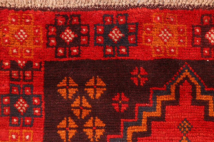Maroon Baluchi 2' 8 x 8' 4 - No. 63449 - ALRUG Rug Store