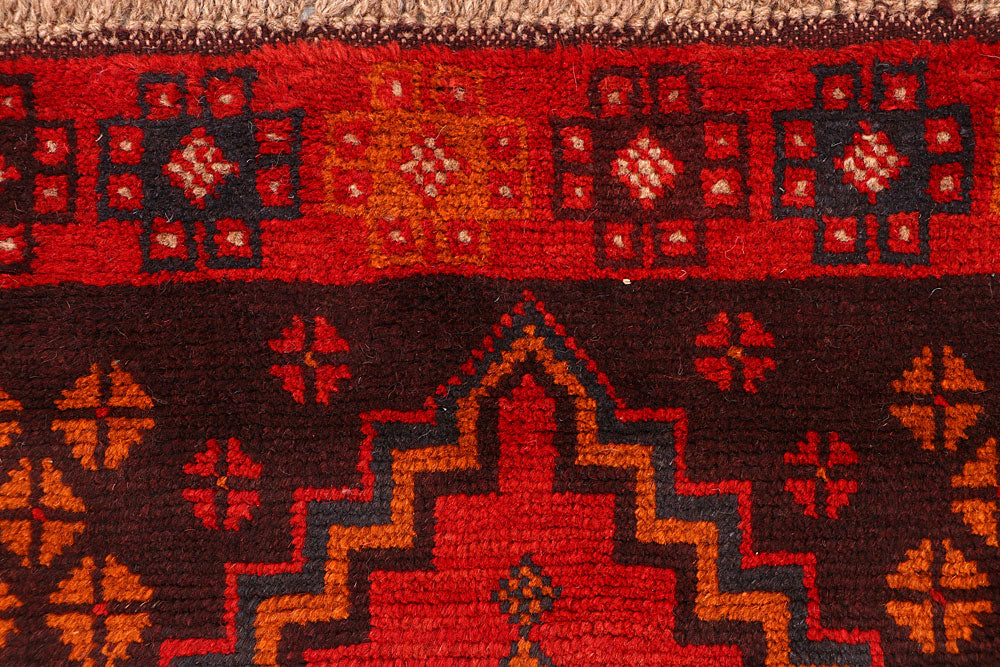 Maroon Baluchi 2' 8 x 8' 4 - No. 63449 - ALRUG Rug Store