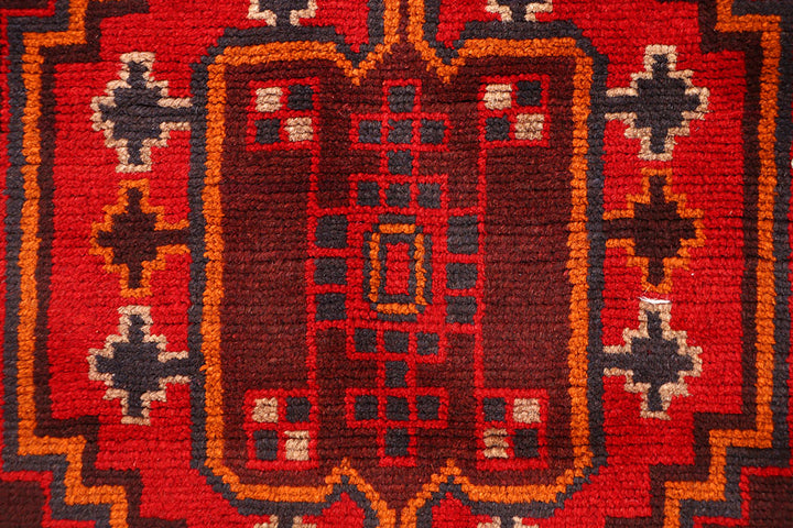 Maroon Baluchi 2' 8 x 8' 4 - No. 63449 - ALRUG Rug Store
