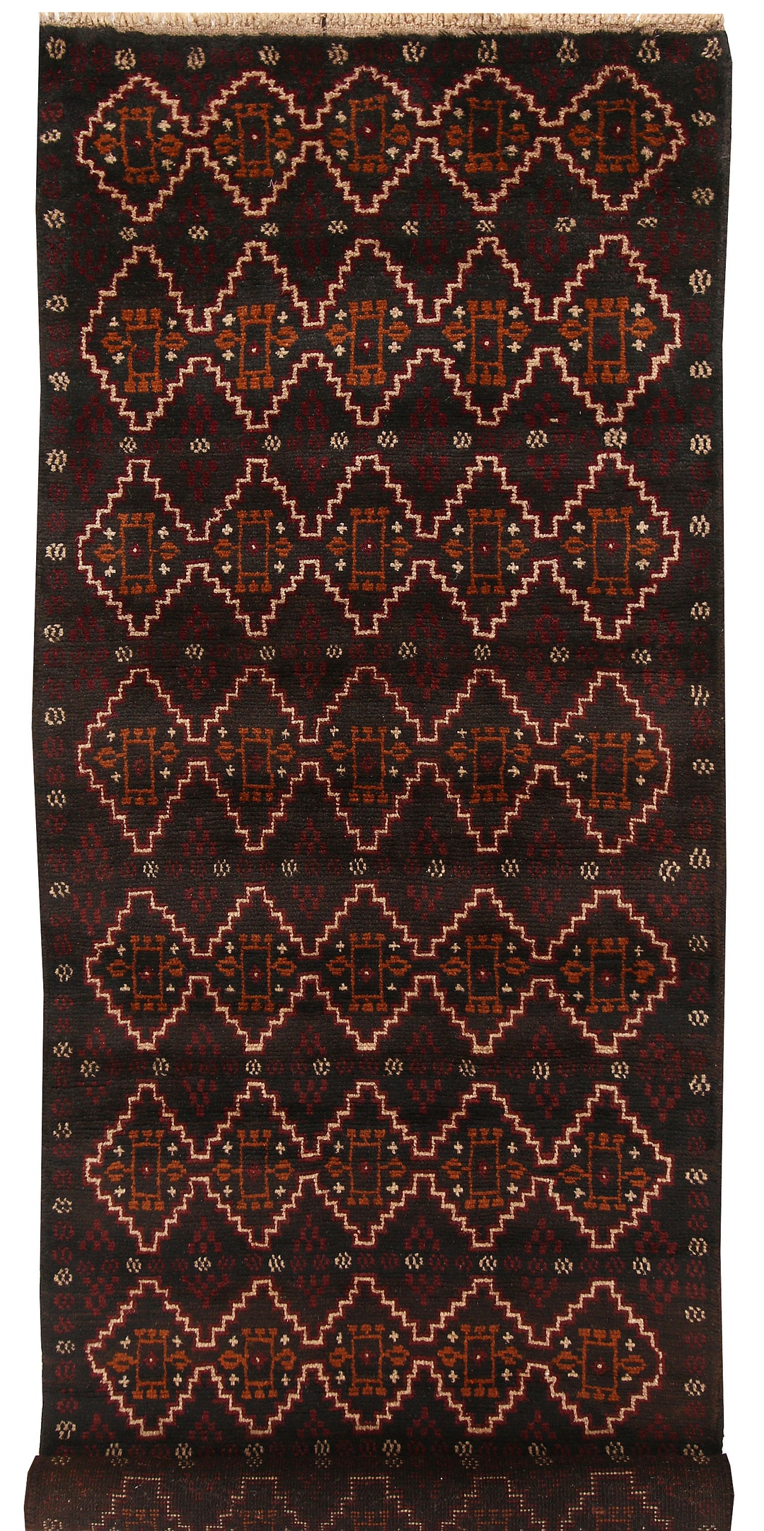 Black Baluchi 2' 9 x 7' 10 - No. 63450 - ALRUG Rug Store