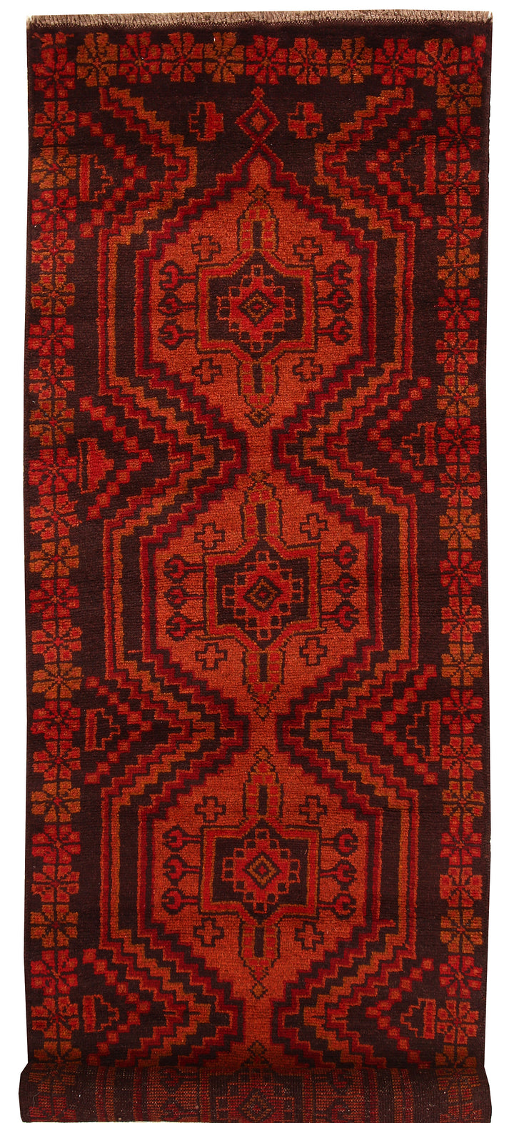 Maroon Baluchi 2' 6 x 7' 10 - No. 63451 - ALRUG Rug Store