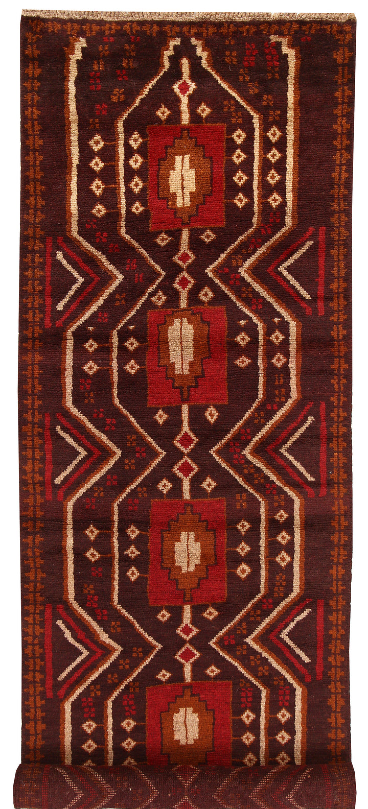 Brown Baluchi 2' 7 x 8' 2 - No. 63453 - ALRUG Rug Store