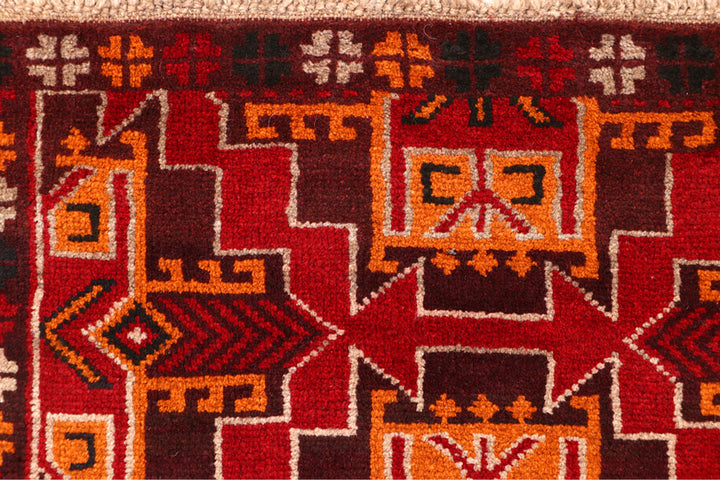 Multi Colored Baluchi 2' 7 x 8' 2 - No. 63455 - ALRUG Rug Store