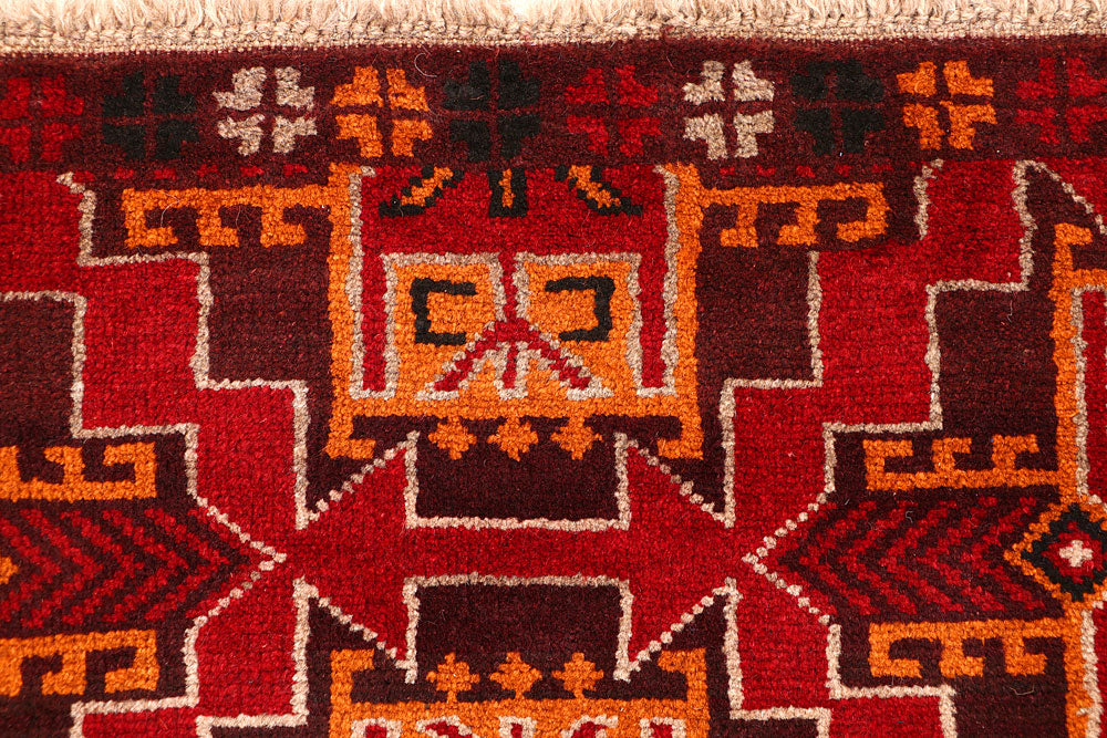 Multi Colored Baluchi 2' 7 x 8' 2 - No. 63455 - ALRUG Rug Store