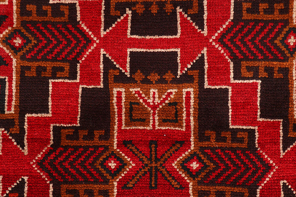 Multi Colored Baluchi 2' 7 x 8' 2 - No. 63455 - ALRUG Rug Store