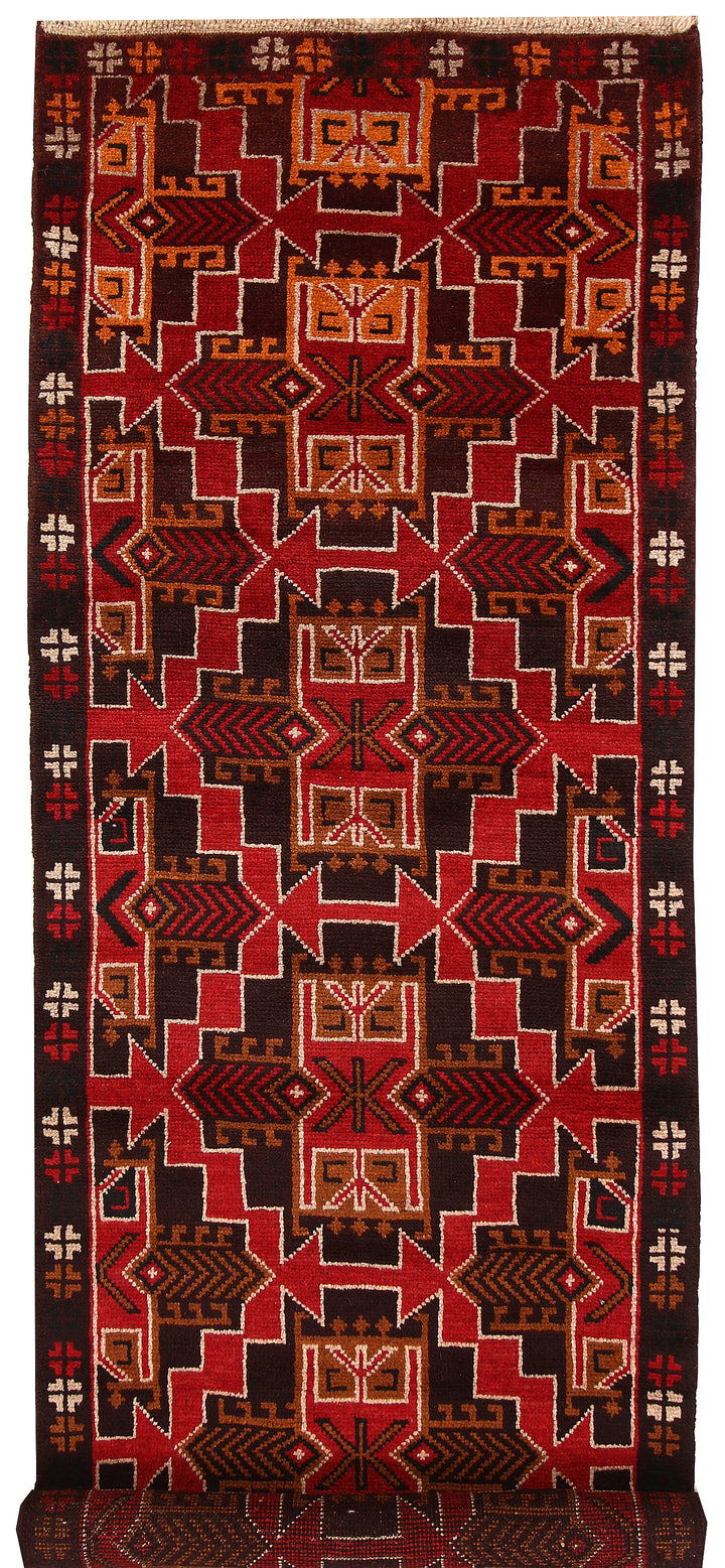 Multi Colored Baluchi 2' 7 x 8' 2 - No. 63455 - ALRUG Rug Store