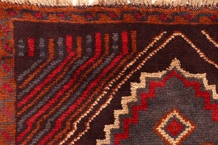 Multi Colored Baluchi 2' 9 x 12' 8 - No. 63456 - ALRUG Rug Store