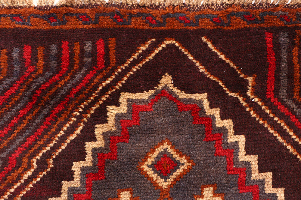 Multi Colored Baluchi 2' 9 x 12' 8 - No. 63456 - ALRUG Rug Store