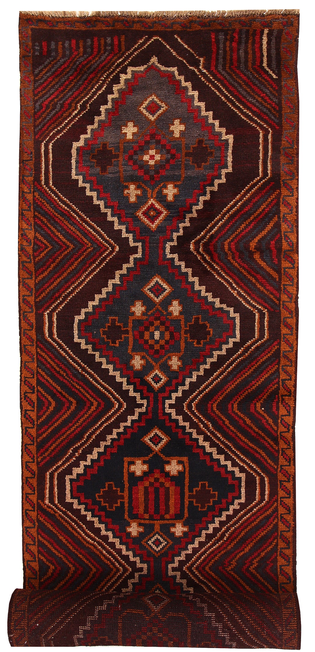 Multi Colored Baluchi 2' 9 x 12' 8 - No. 63456 - ALRUG Rug Store